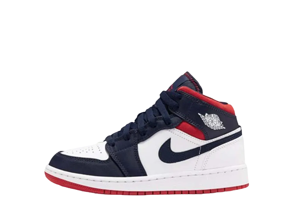Nike GS Air Jordan 1 Mid SE "USA"