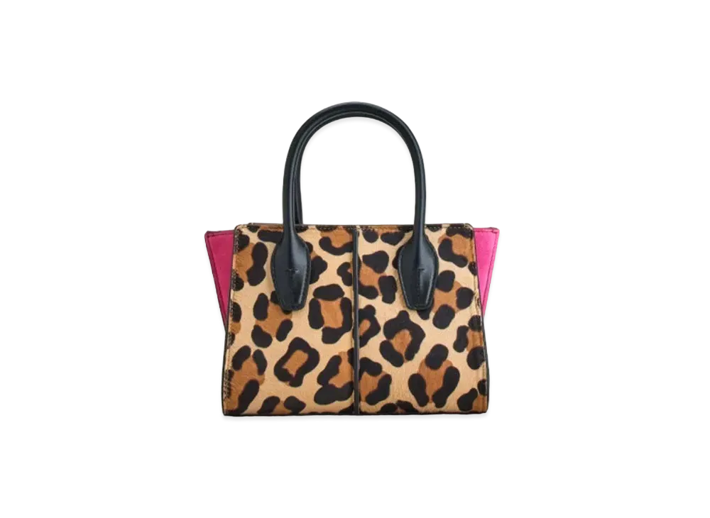 TOD'S Holly Bag Mini "Brown/Black/Pink"