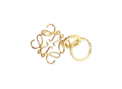 LOEWE Anagram Keyring "Gold"