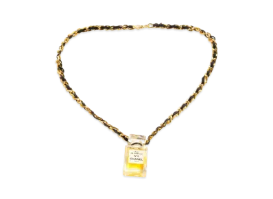 CHANEL Suede N°5 Perfume Necklace