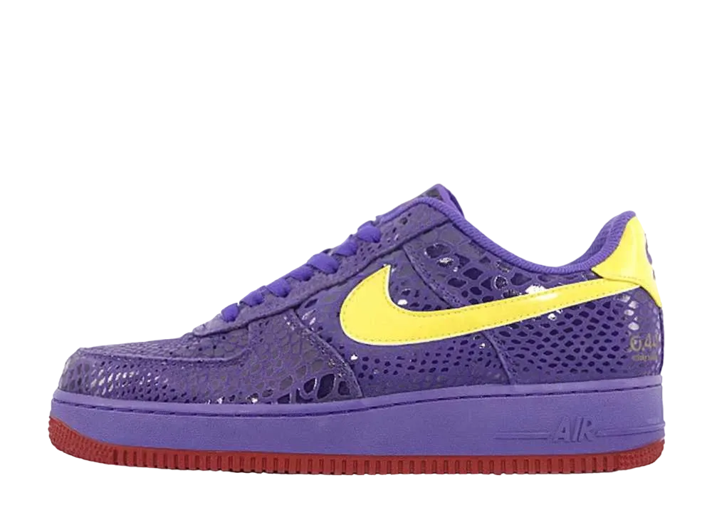 Eddie Cruz × Nike Air Force 1 Low "Varsity Purple/Varsity Maize-Challenge Red"