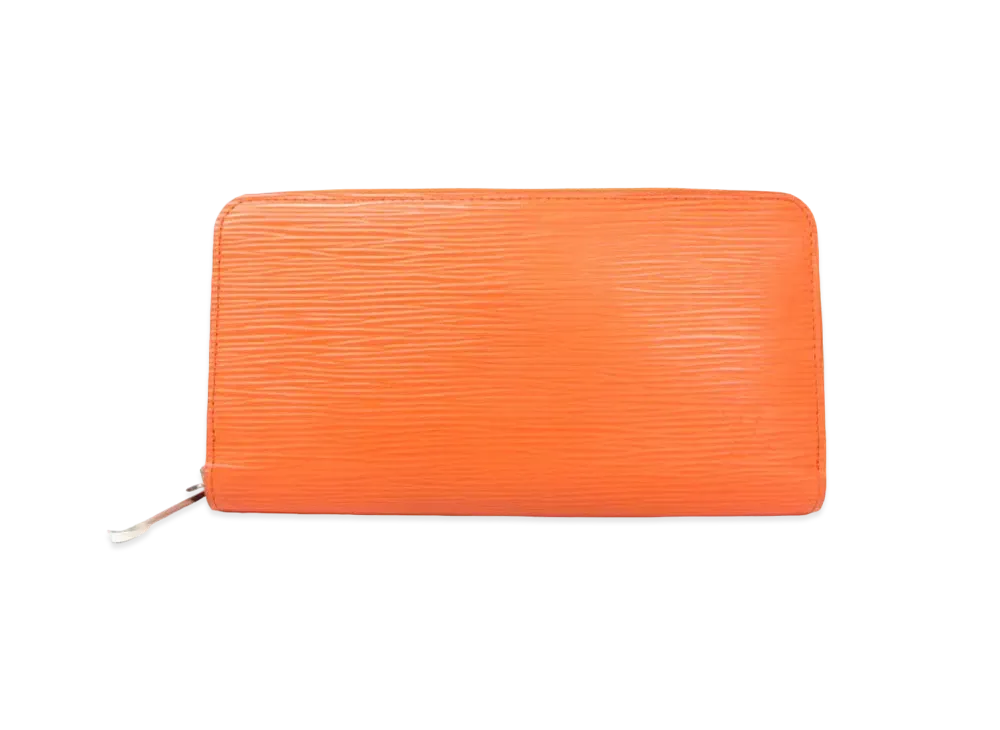 Louis Vuitton Epi Zippy Wallet "Orange"
