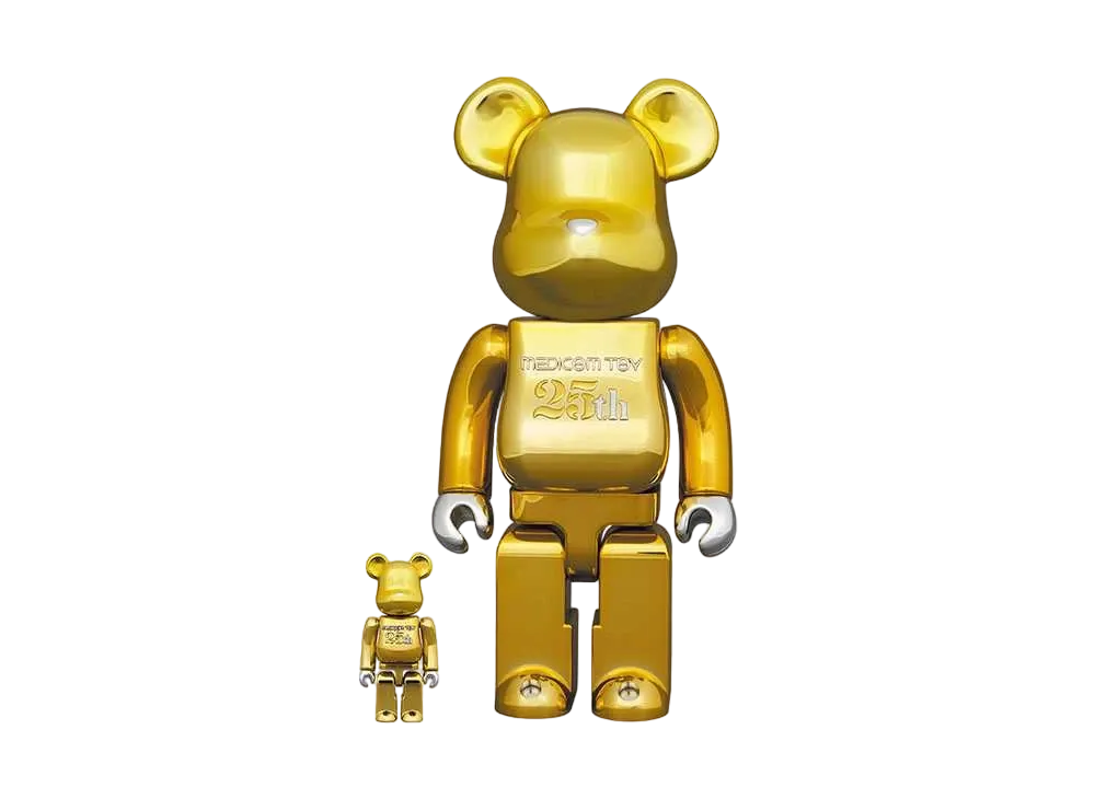 Bearbrick MEDICOM TOY 25th Anniversary Model 100% & 400%