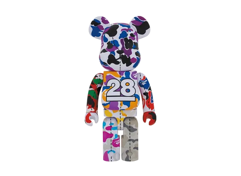 Bearbrick BAPE® CAMO 28TH ANNIVERSARY MULTI 1000% #2