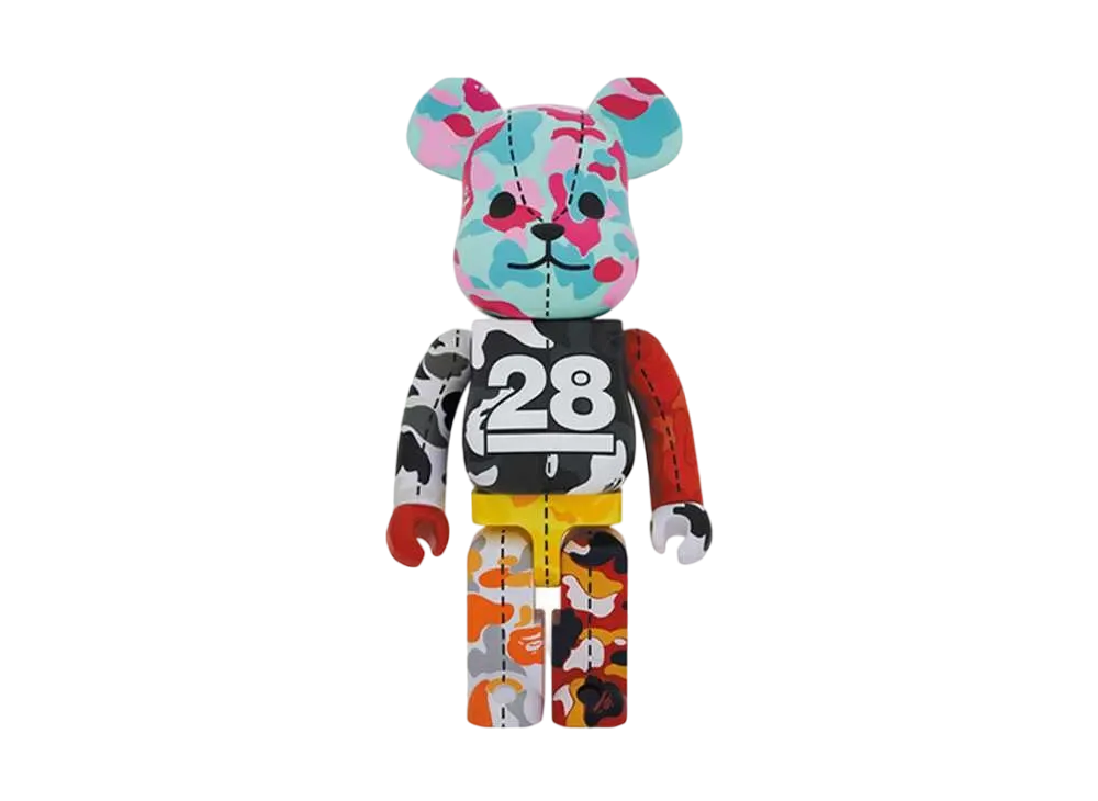 Bearbrick BAPE® CAMO 28TH ANNIVERSARY MULTI 1000% #3