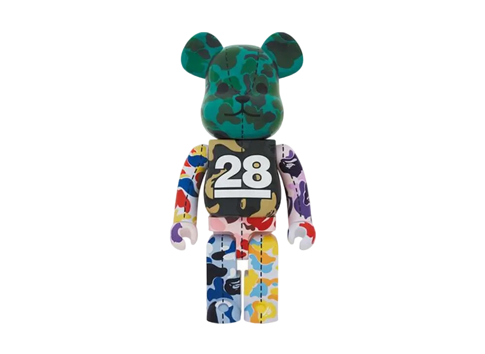 Bearbrick BAPE® CAMO 28TH ANNIVERSARY MULTI 1000% #4