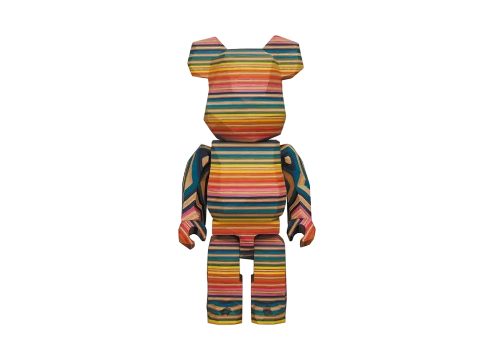 Bearbrick Karimoku fragmentdesign x HAROSHI polygon 400％