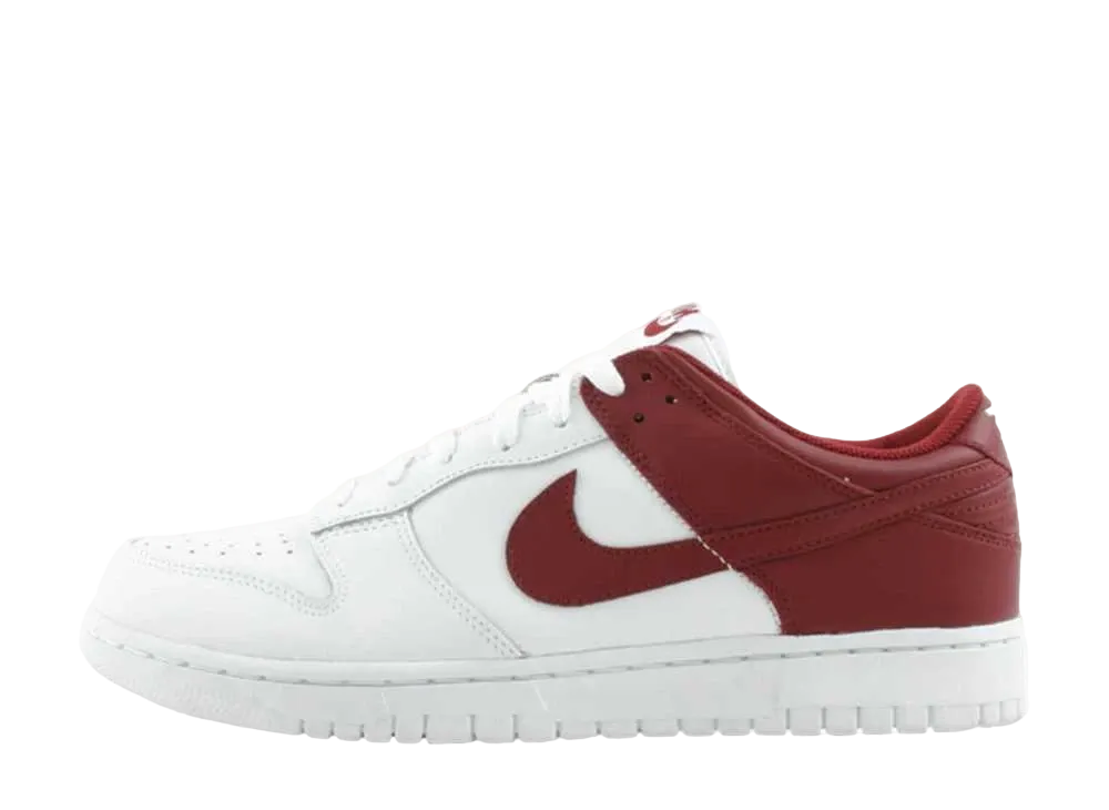 ナイキ ダンク ロー レザー "ホワイト/チーム レッド"