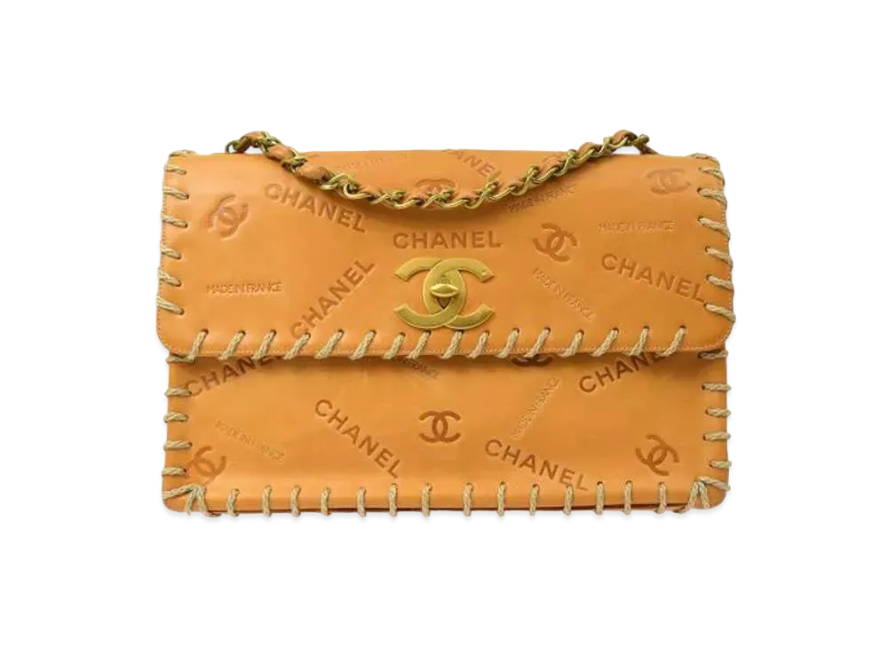 CHANEL Icon Single Chain Shoulder Bag "Camel"