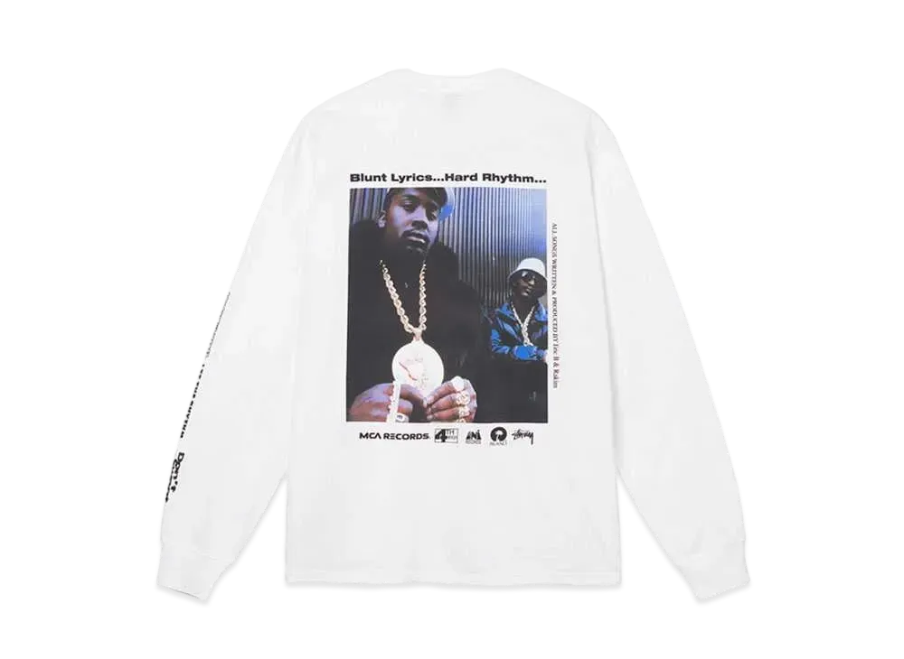 Stussy MOVE THE CROWD LS TEE "White"