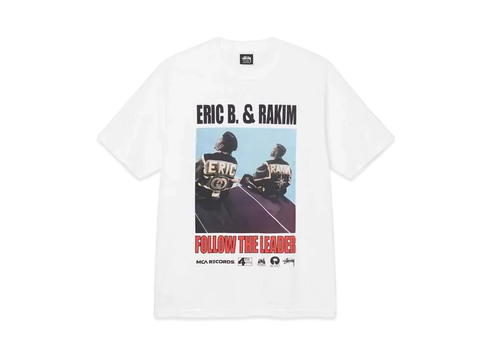 Stussy FOLLOW THE LEADER TEE "White"