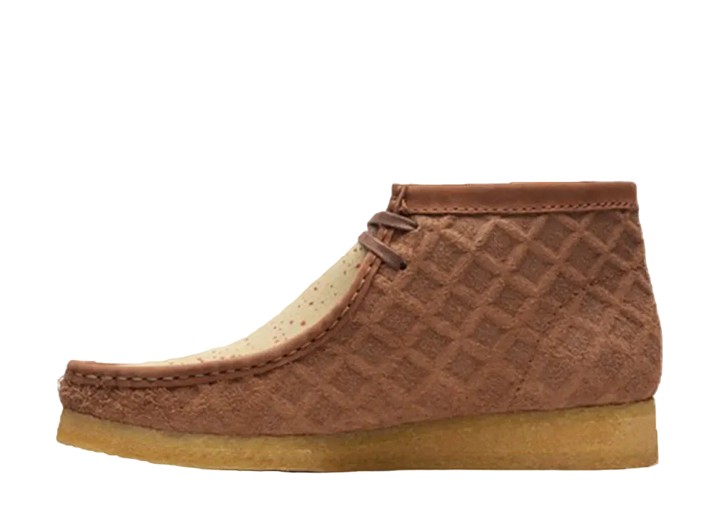 Sweet Chick × Clarks Wallabee "Brown/Red"