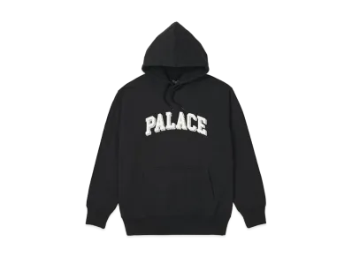 PALACE PUFF DROP SHADOW HOOD "Black"