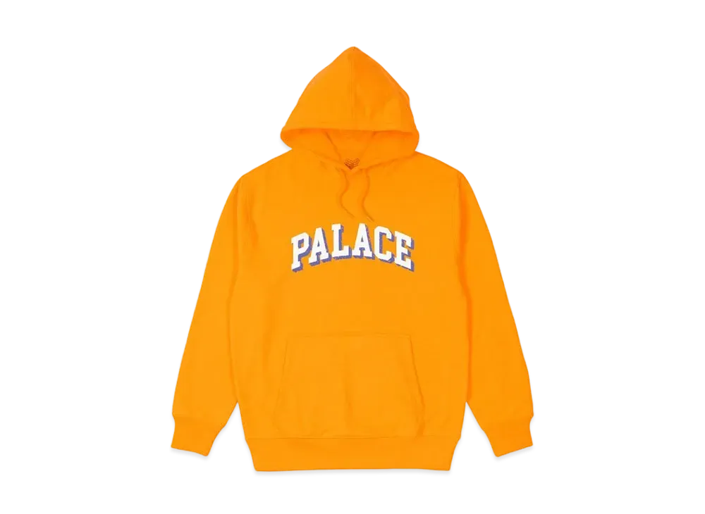 PALACE PUFF DROP SHADOW HOOD "Orange"