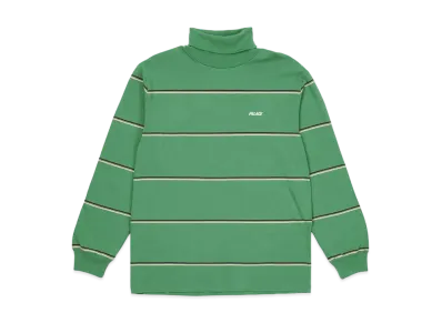 PALACE STRIPED TURTLENECK "Green"