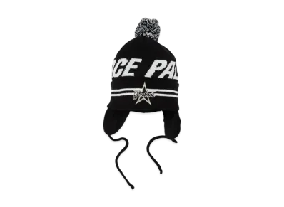 PALACE CITY EARFLAP BEANIE "Black"
