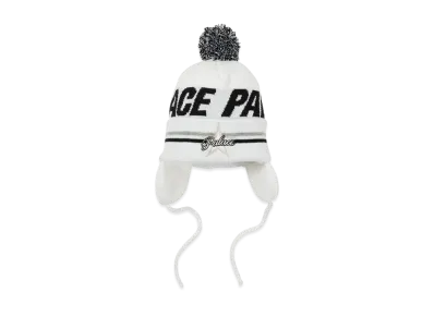 PALACE CITY EARFLAP BEANIE "White"