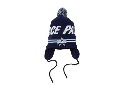 PALACE CITY EARFLAP BEANIE "Navy"