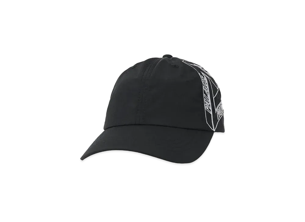 PALACE SIDE TRI SHELL 6-PANEL "Black"