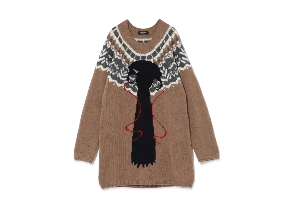EVANGELION × UNDERCOVER SWEATER "Beige Base"
