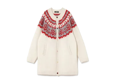 EVANGELION × UNDERCOVER CARDIGAN "Off White Base"