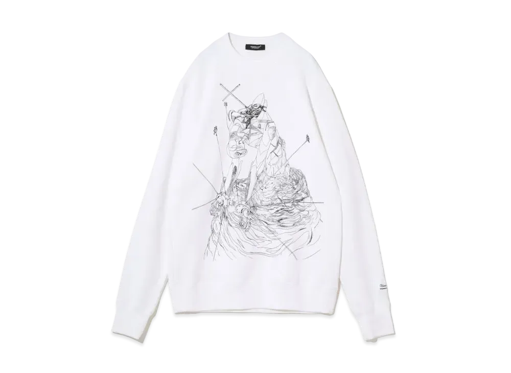EVANGELION × UNDERCOVER SWEATSHIRT "White"