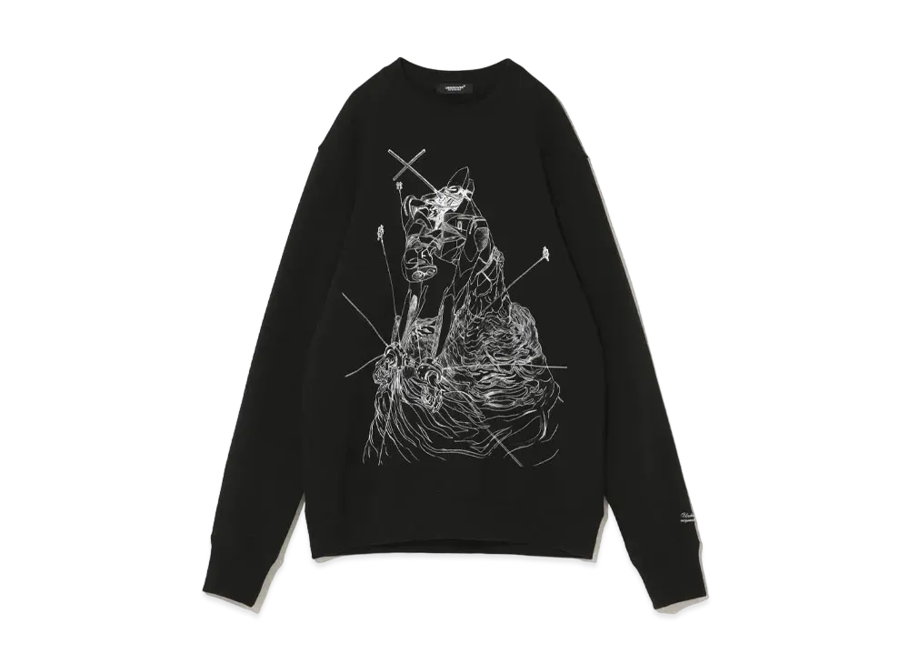 EVANGELION × UNDERCOVER SWEATSHIRT "Black"