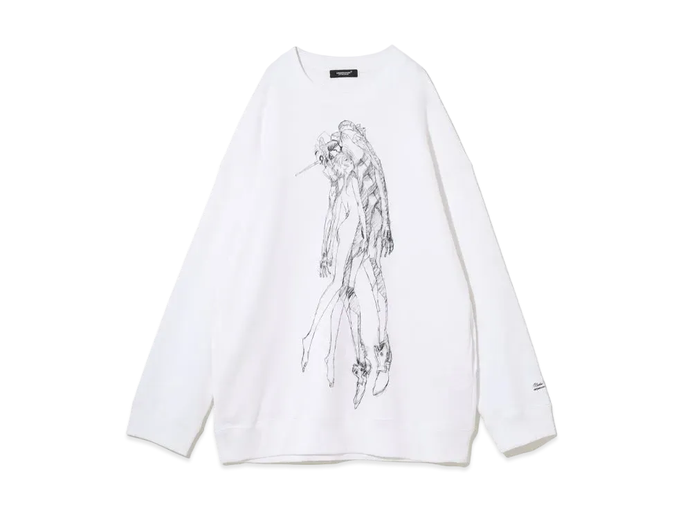 EVANGELION × UNDERCOVER SWEATSHIRT "White"