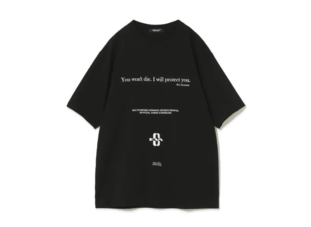 EVANGELION × UNDERCOVER T-SHIRT "Black"