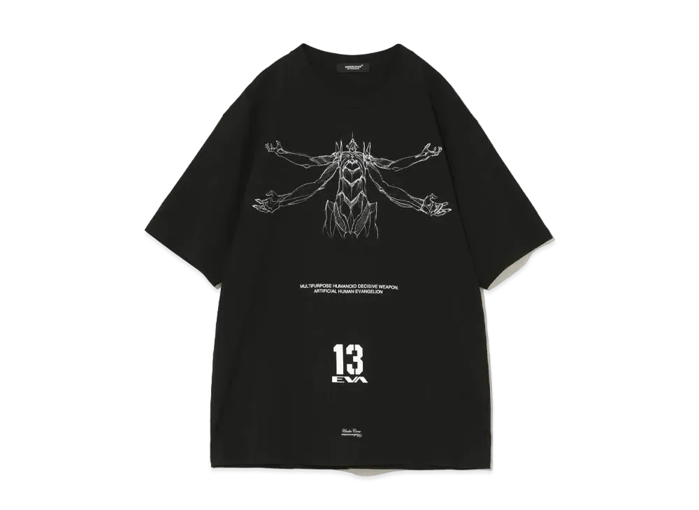 EVANGELION × UNDERCOVER T-SHIRT "Black"