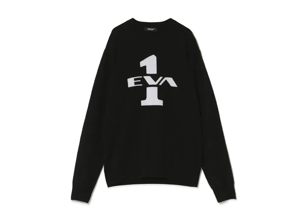 EVANGELION × UNDERCOVER SWEATER "Black"