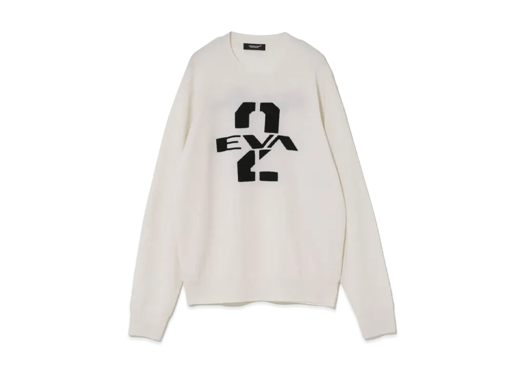 EVANGELION × UNDERCOVER SWEATER "White"