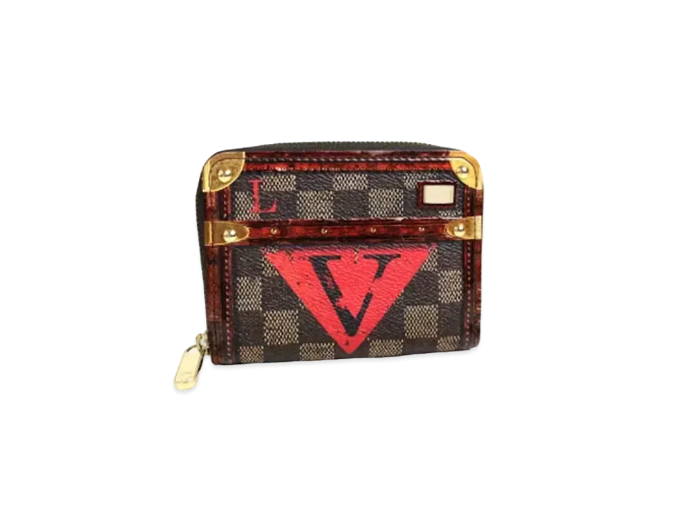 Louis Vuitton Damier Zippy Coin Purse Trunk Time