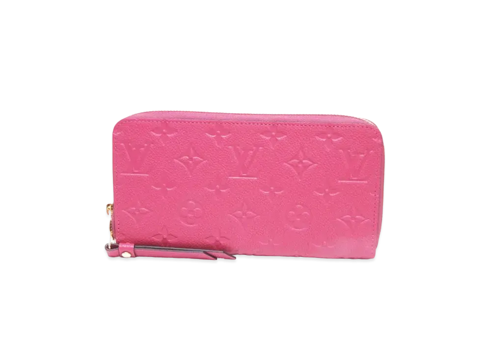 Louis Vuitton Monogram Amplant Zippy Wallet "Rose Bruyere"