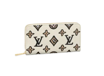 Louis Vuitton Zippy Wallet Wild at Heart "Creme"