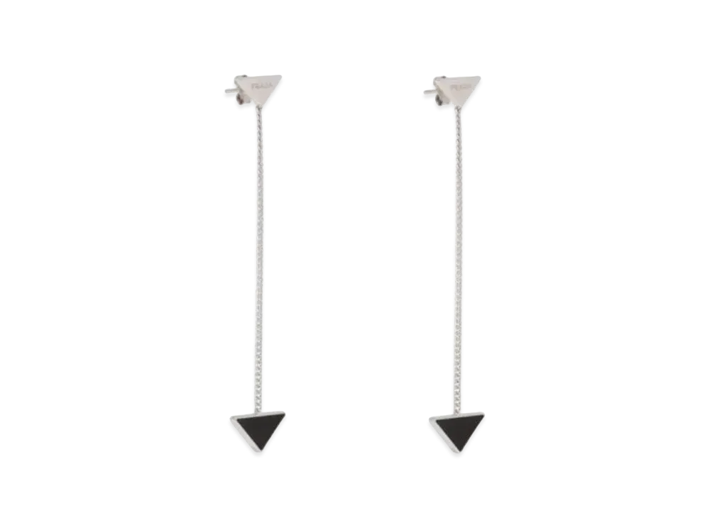 PRADA Symbole Drop Pierce "Black"