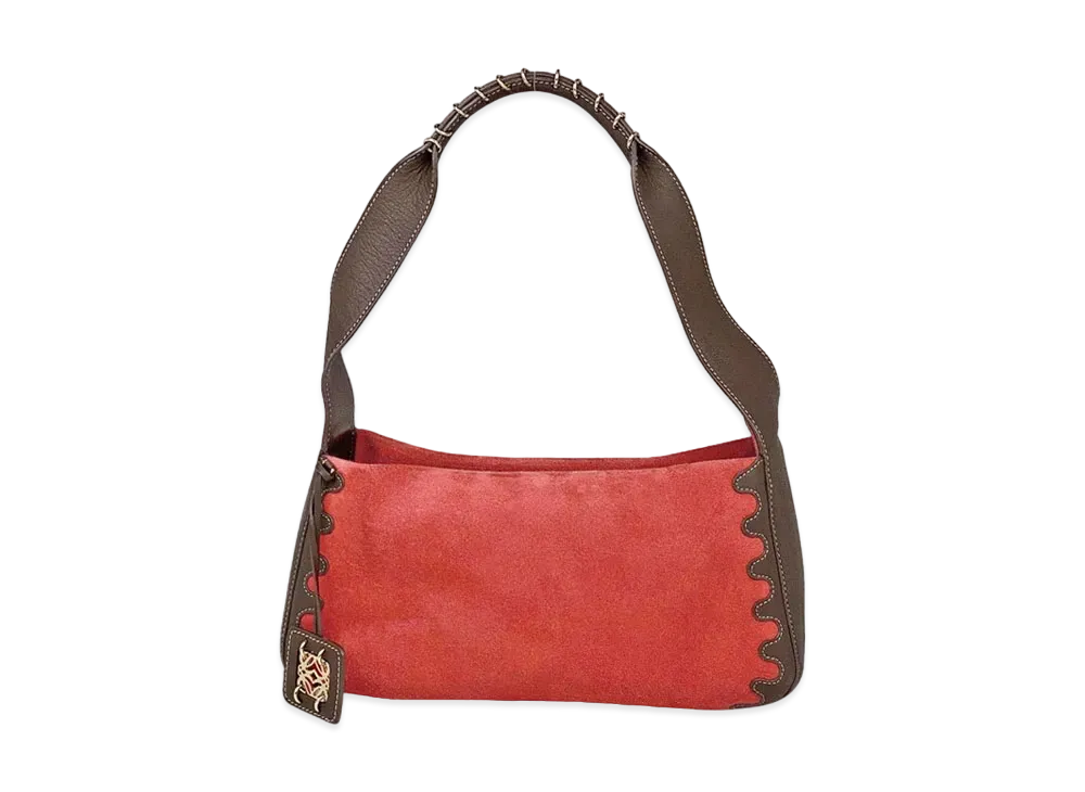 LOEWE Anagram Suede One Shoulder Bag