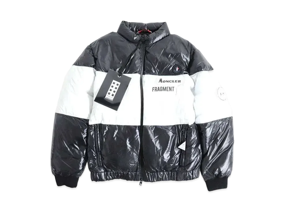 MONCLER Fragment Hiroshi Fujiwara Genius 7 Wondra Down Jacket "Black White"