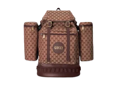 GUCCI GG Canvas Backpack "Bordeaux"