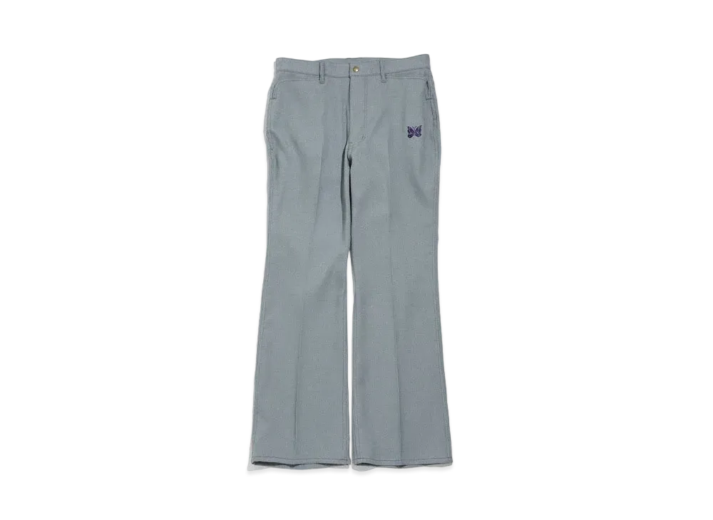 Needles BOOT-CUT JEAN - POLY TWILL "Blue Gray"