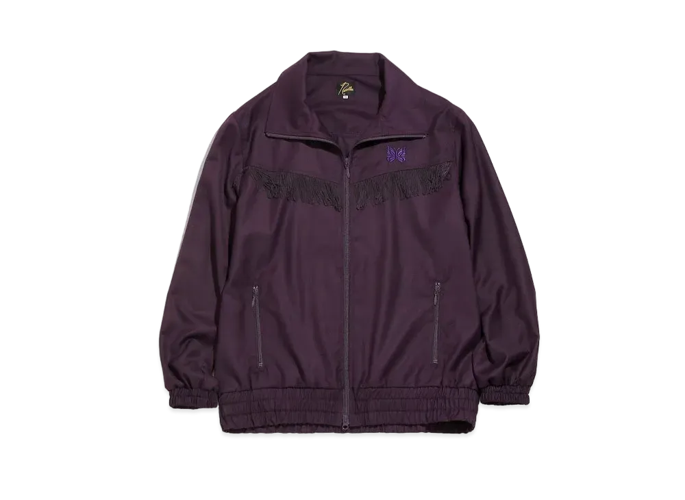 Needles FRINGE TRACK JACKET - PE/R GABARDINE "Purple"