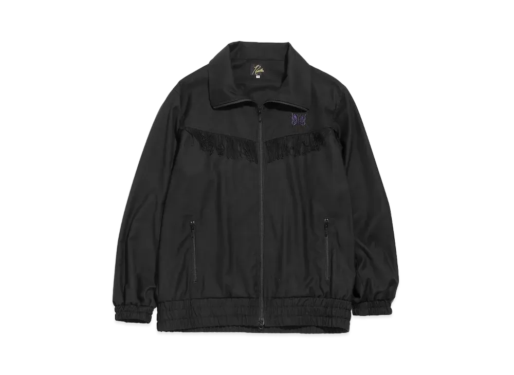 Needles FRINGE TRACK JACKET - PE/R GABARDINE "Black"