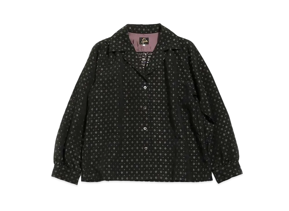 Needles GATHERED BLOUSE - DIAMOND JQ. (FOR MOMEN) "Black"