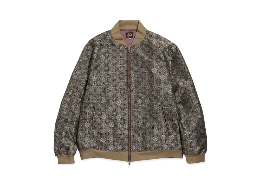 Needles B.B JACKET - POLY FINE PATTERN JQ. "Khaki"