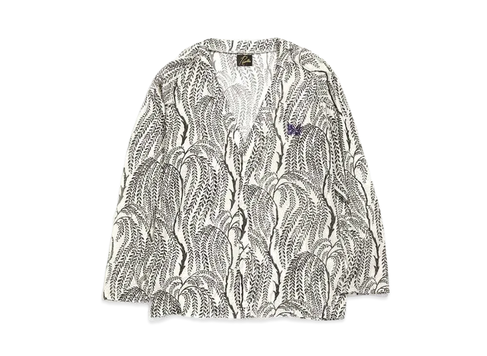 Needles V NECK CARDIGAN - POLY MESH / PT. "Tree"