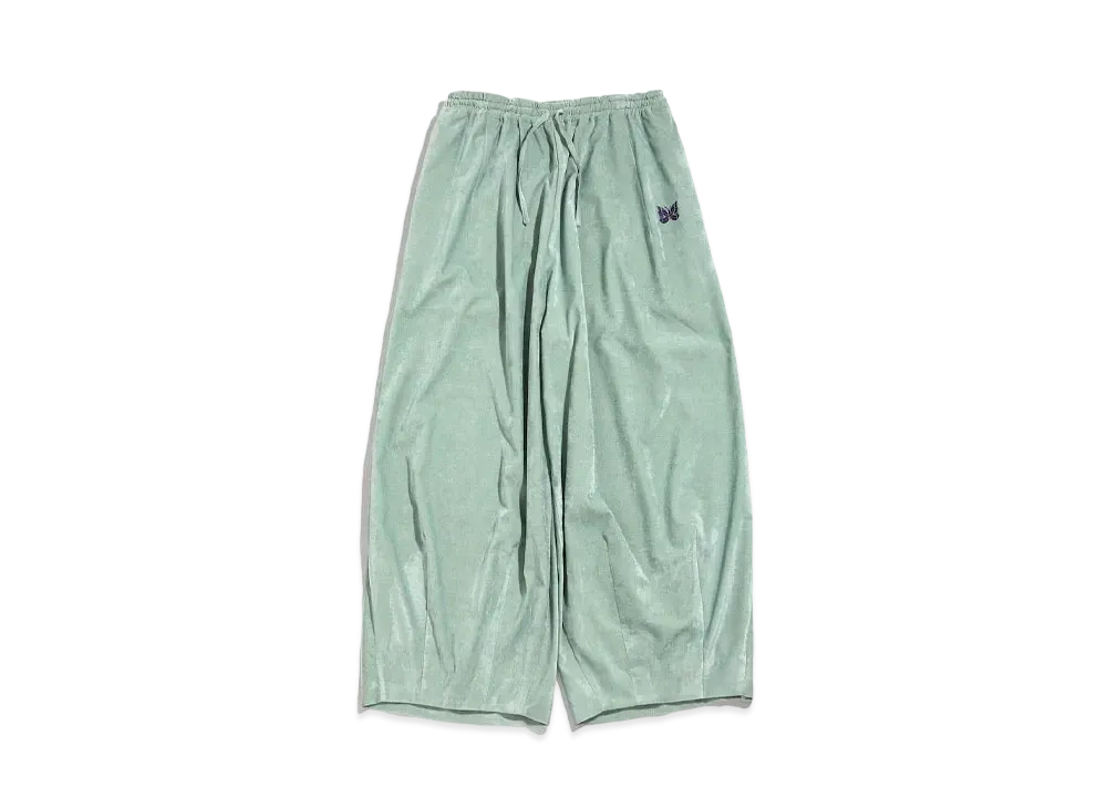 Needles H.D.P PANT - PE/C/R VELVETEE "Green"