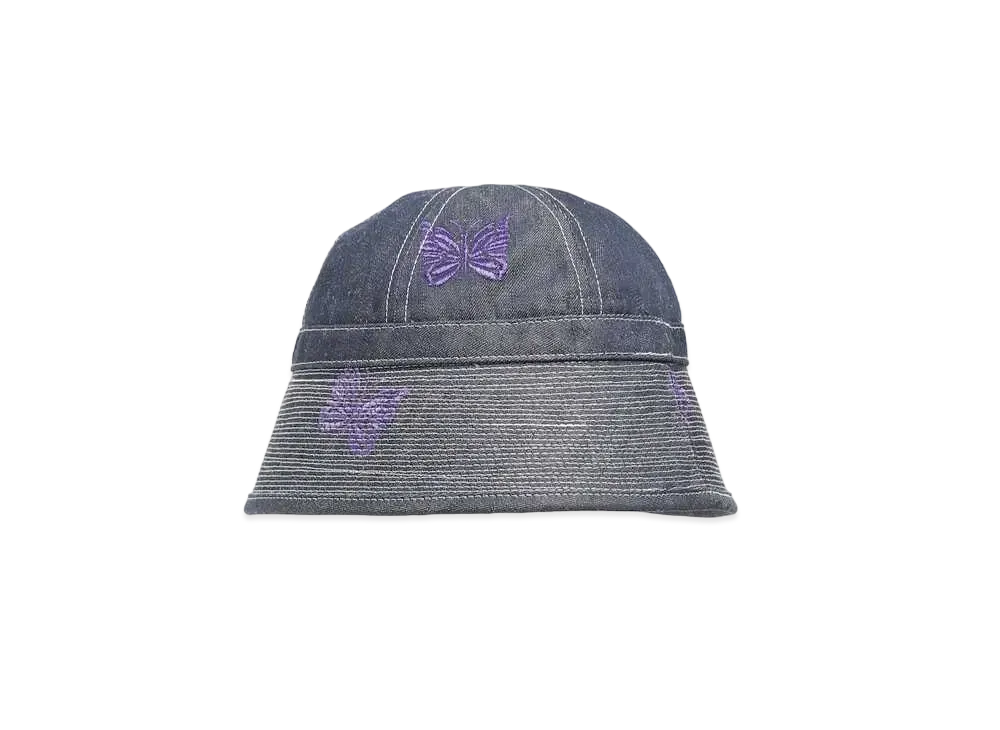 Needles SAILOR HAT - 10OZ C/L DENIM / PAPILLON EMB. "Indigo"