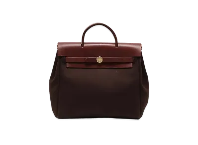 Hermes Her Bag PM Toile-Of "Brown"