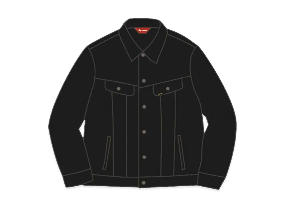 シュプリーム 100 ドル ビル トラッカー ジャケット "ブラック"