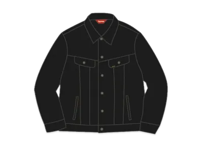 Supreme 100 Dollar Bill Trucker Jacket "Black"